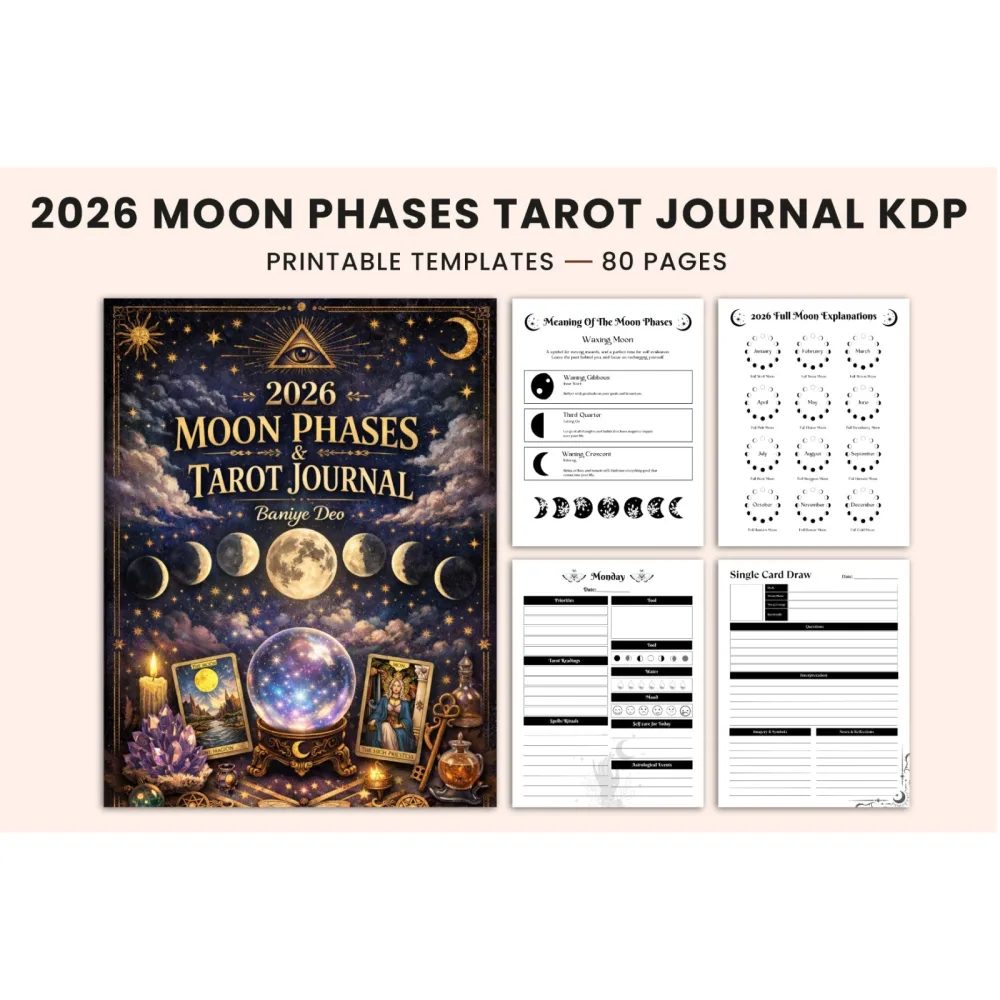 Moon Phases Tarot Journal