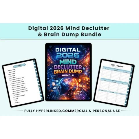 Mind Declutter Brain Dump Journal