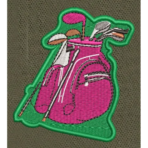 Golf Kit Embroidery Design