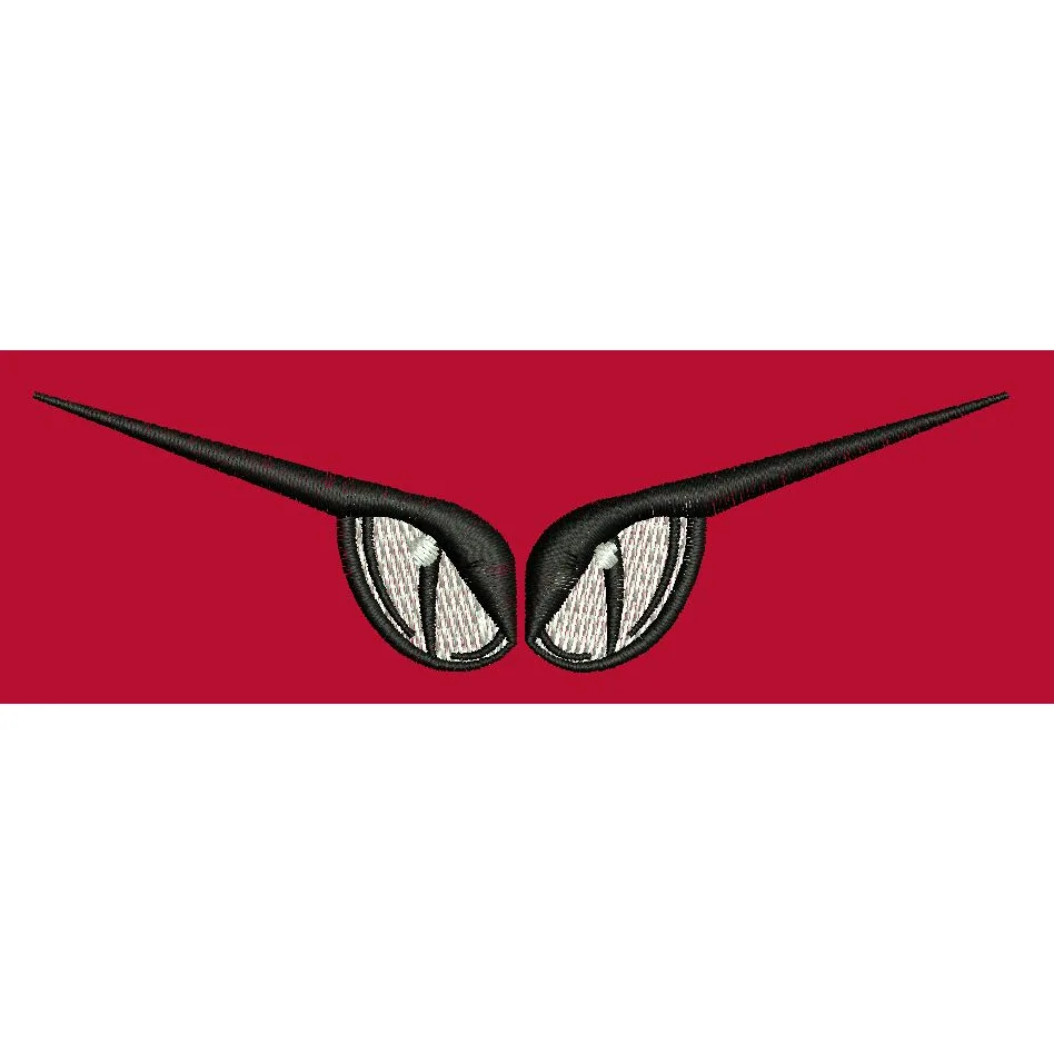 Stylized Eyes Embroidery Design