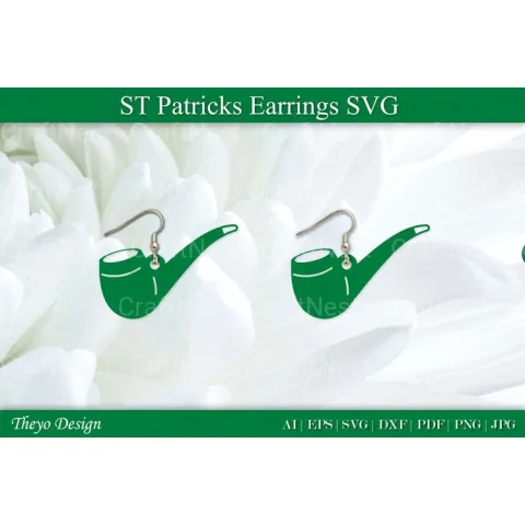St Patrick's Day Earrings SVG Bundle