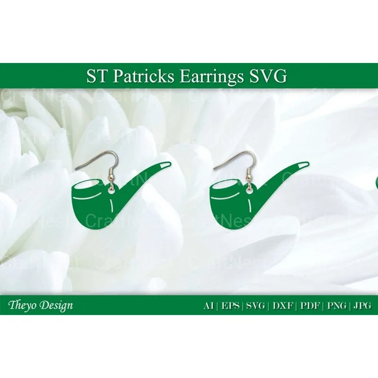 St Patrick's Day Earrings SVG Bundle