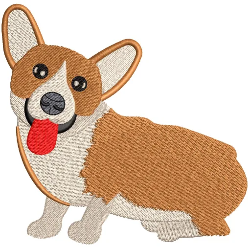 Dog Embroidery Design