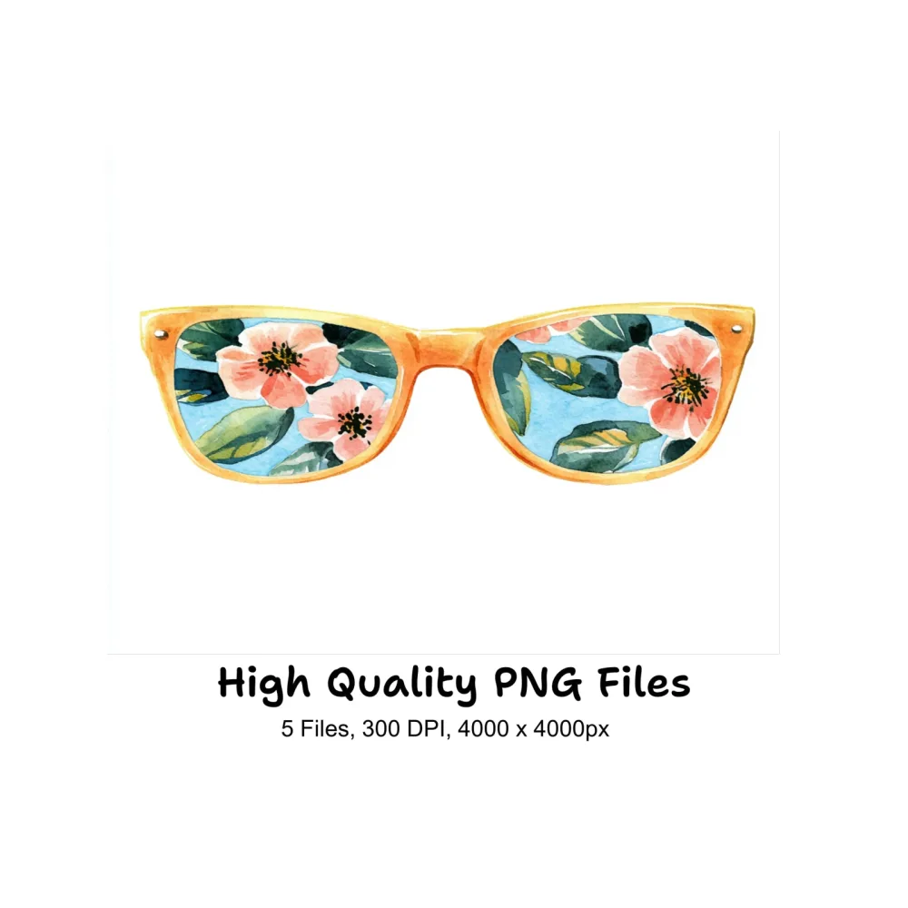 Summer Sunglasses Clipart Bundle