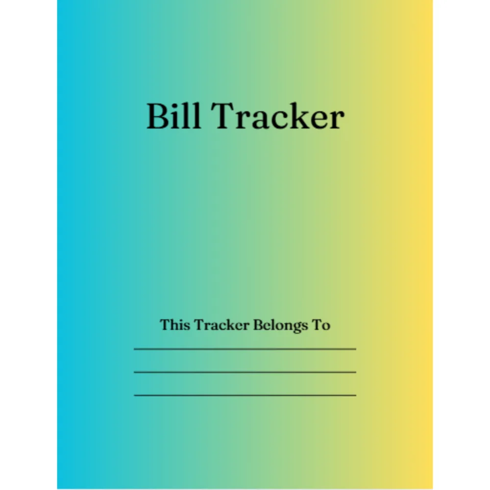 Bill Tracker Bundle