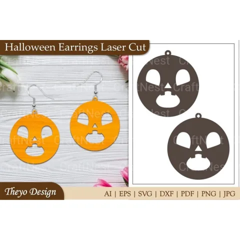 Halloween Earrings: Spooky SVG Bundles