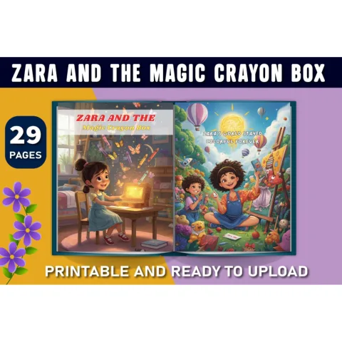Zara and the Magic Crayon Box Book