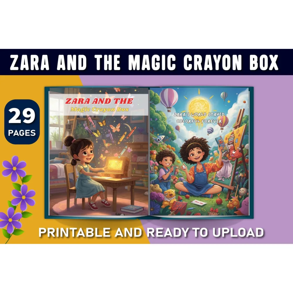 Zara and the Magic Crayon Box Book