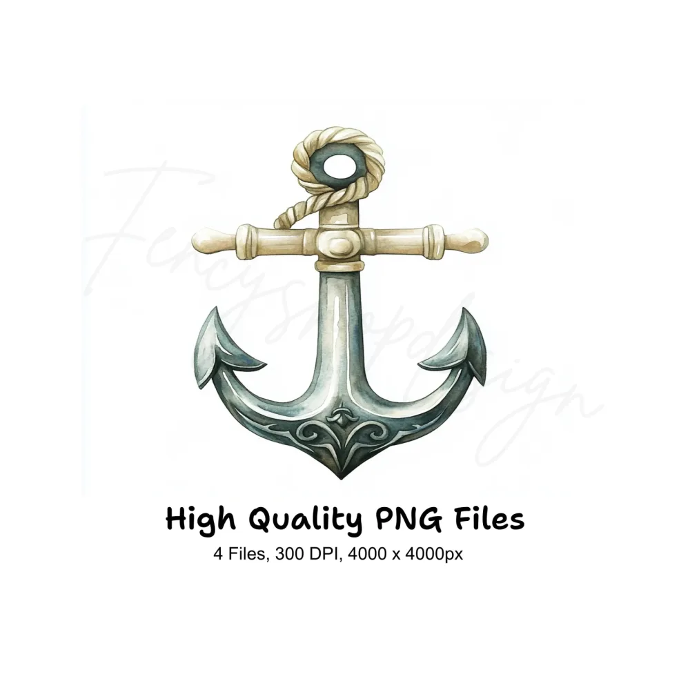 Vintage Anchor Clipart Bundle