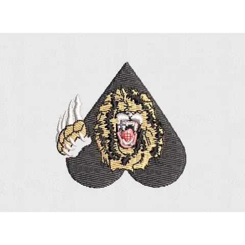 Lion Embroidery Design