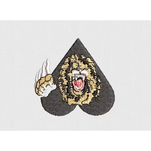 Lion Embroidery Design