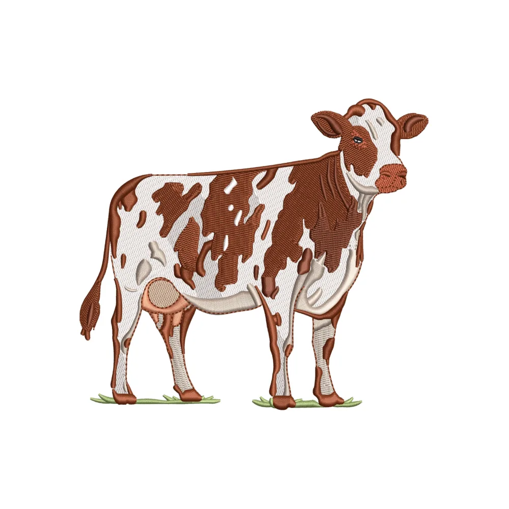 Cow Embroidery Design