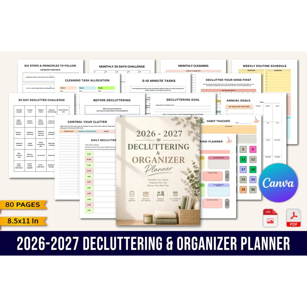 Decluttering Planner