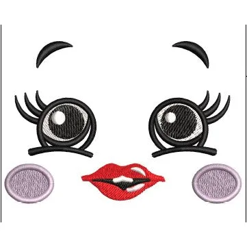 Cat Eyes Embroidery Design