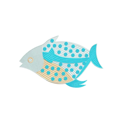 Fish Raho River Embroidery Design