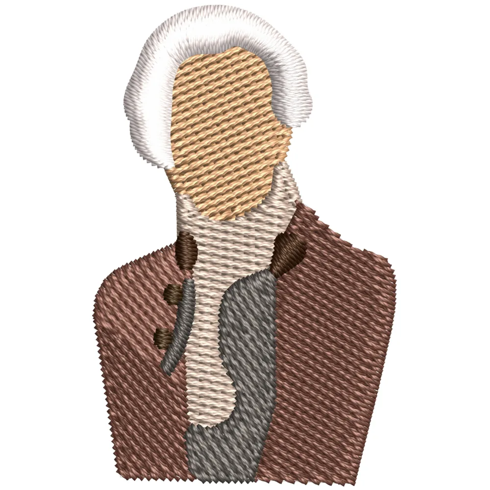 Man Of Warrior Embroidery Design