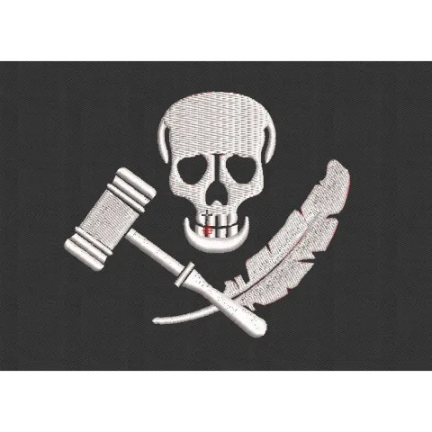Skull Embroidery Design