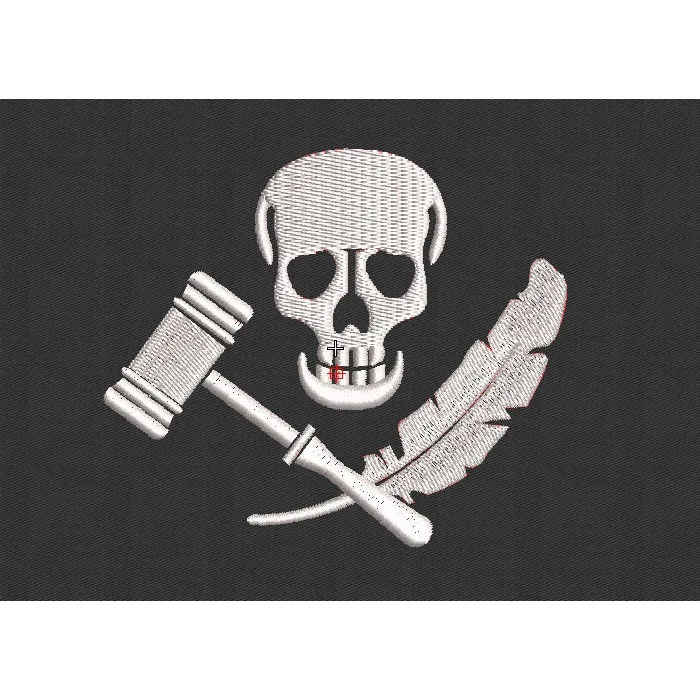 Skull Embroidery Design