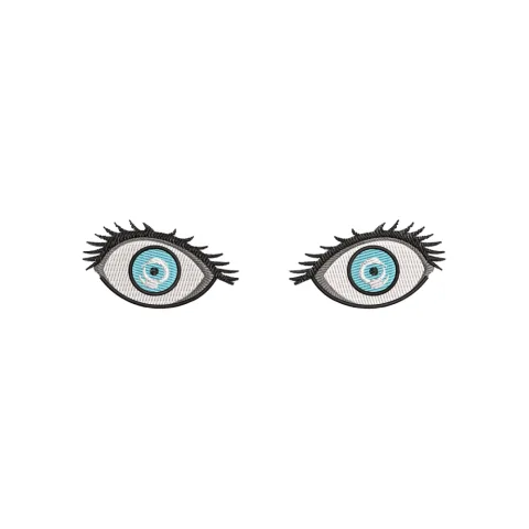 Double Eyee Embroidery Design
