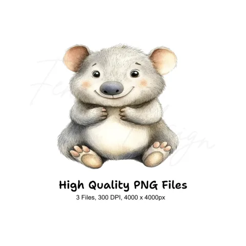 Adorable Koala Bear Clipart Bundle