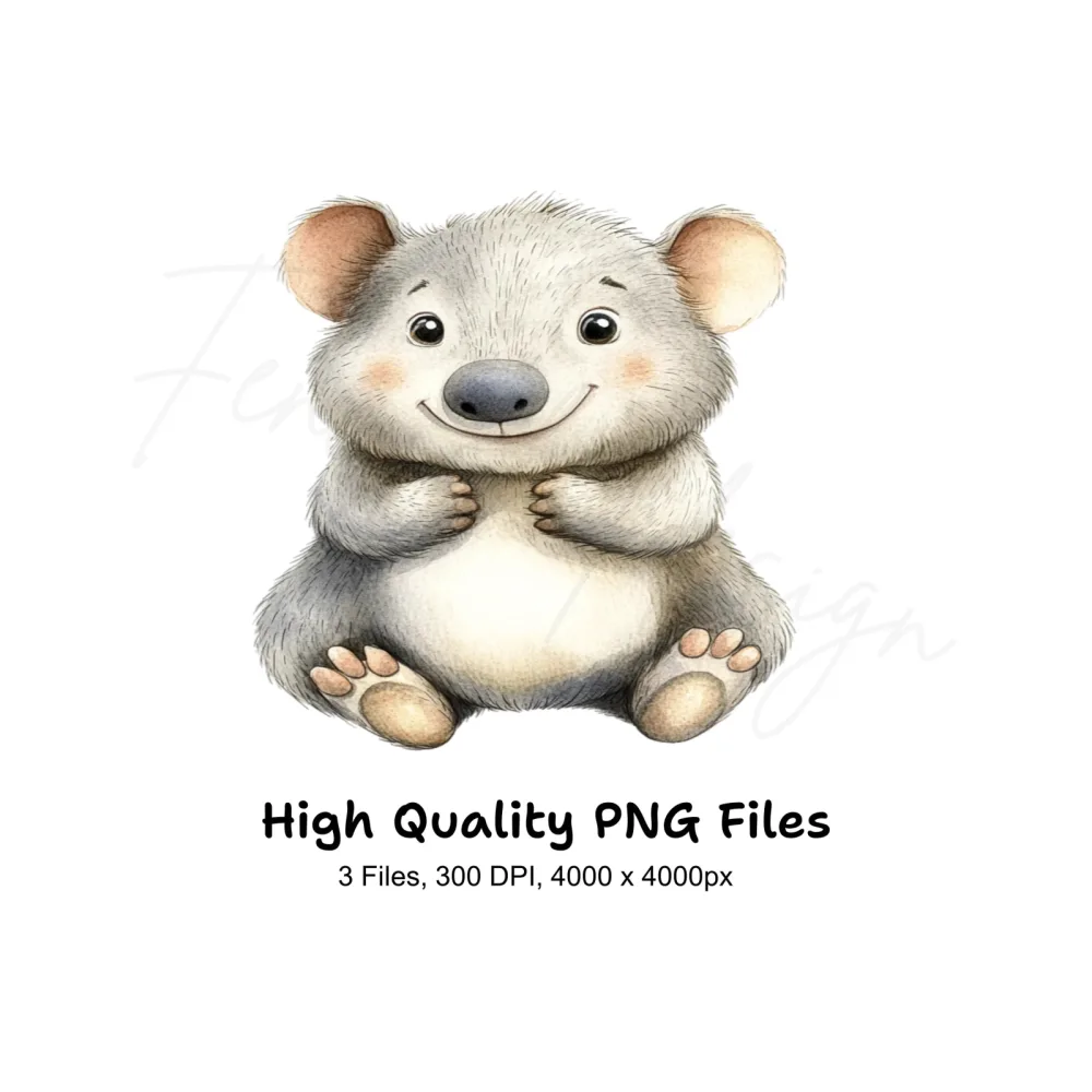 Adorable Koala Bear Clipart Bundle