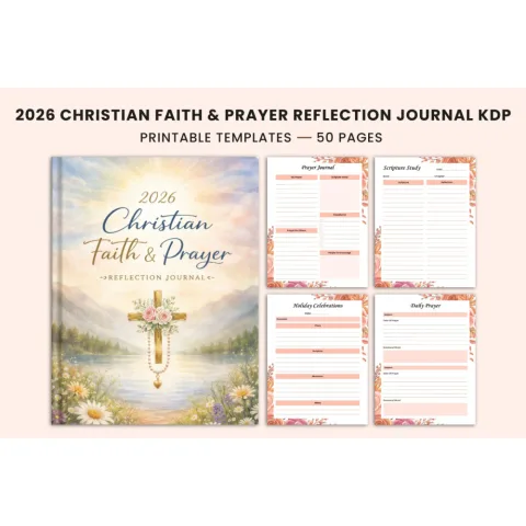 Christian Faith Prayer Reflection Journal