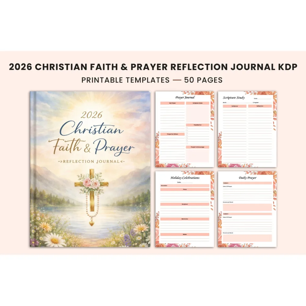 Christian Faith Prayer Reflection Journal