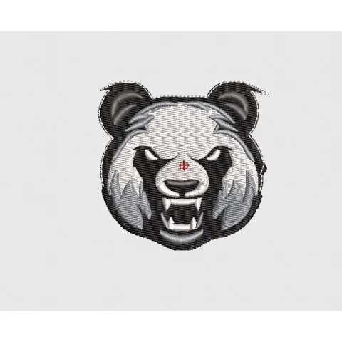 Panda Embroidery Design
