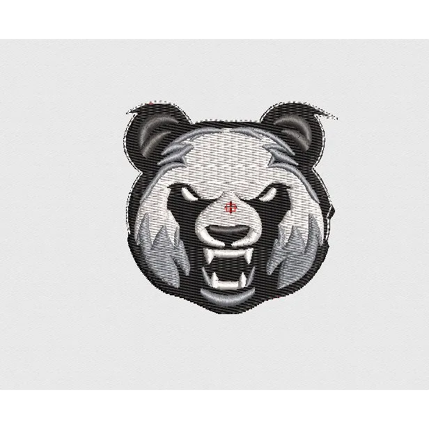 Panda Embroidery Design