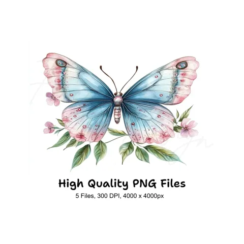 Butterfly Clipart Bundle
