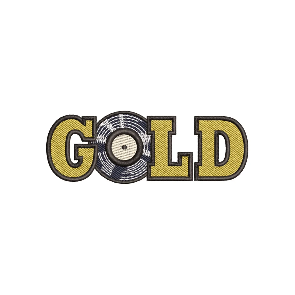 Gold Embroidery Design