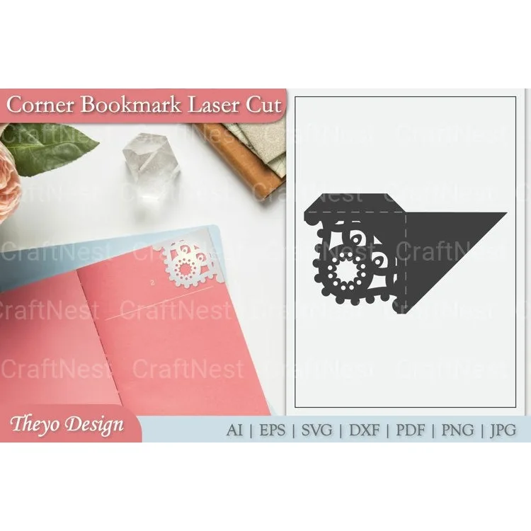 Mandala Corner Bookmark SVG Bundle