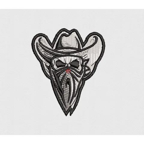 Cowboy Embroidery Design
