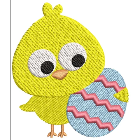Baby Chick Embroidery Design