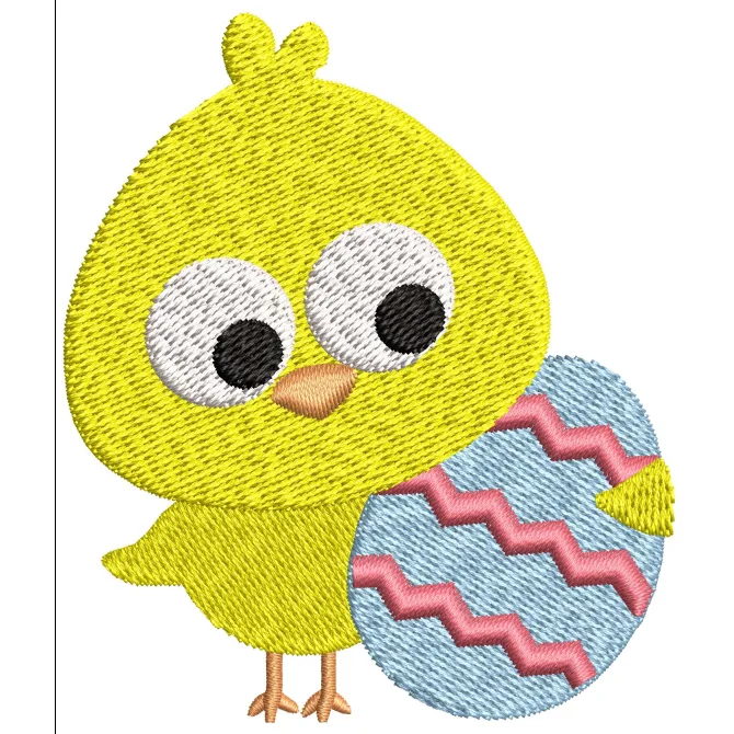 Baby Chick Embroidery Design