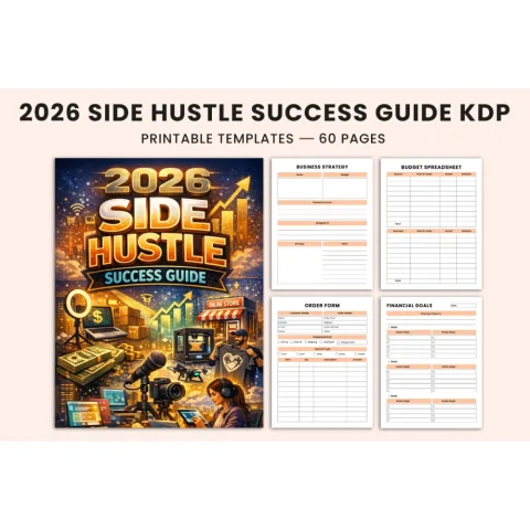 Side Hustle Success Guide Planner