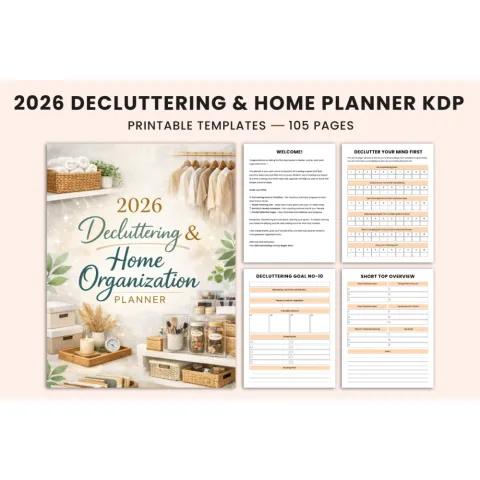 Decluttering Home Organization Planner