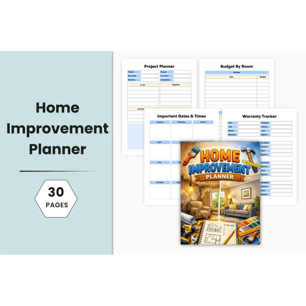 Home Improvement Planner Guide