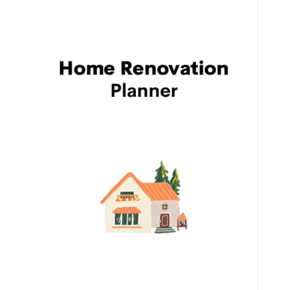 Home Renovation Planner Bundle