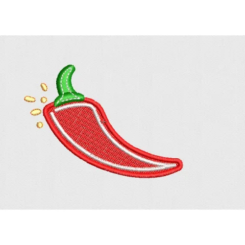 Chilli Embroidery Design