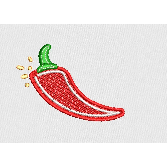Chilli Embroidery Design