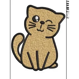 Cat Embroidery Design