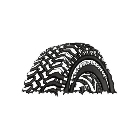 Big Tire Embroidery Design