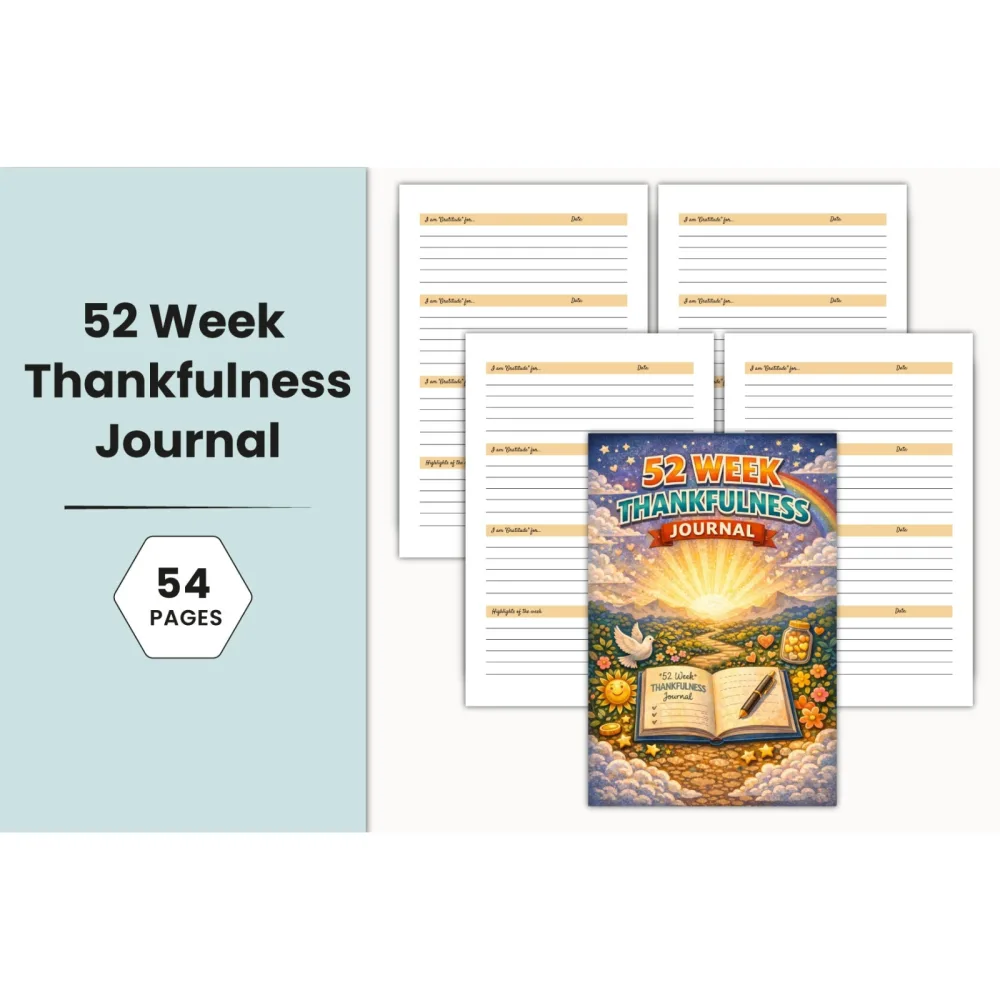 Week Thankfulness Journal