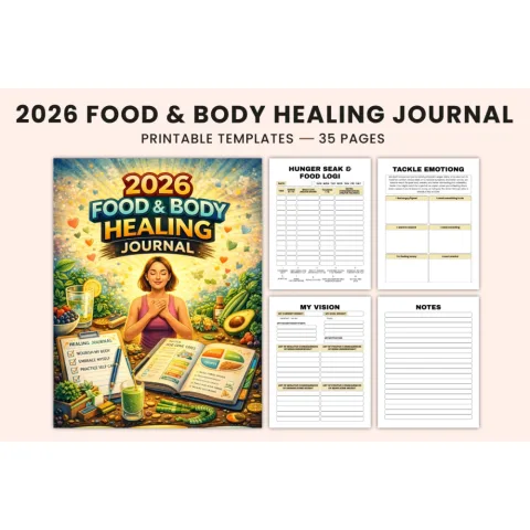 Food Body Healing Journal for Wellness