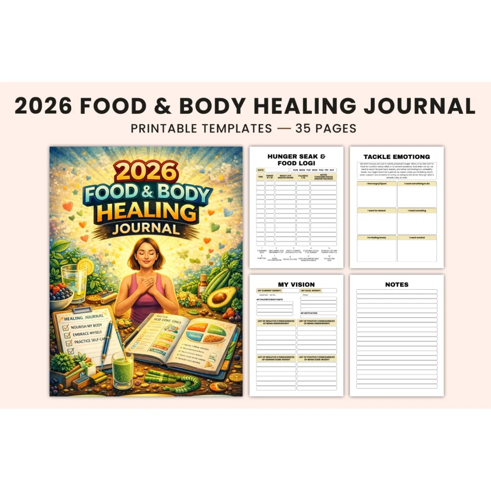 Food Body Healing Journal for Wellness