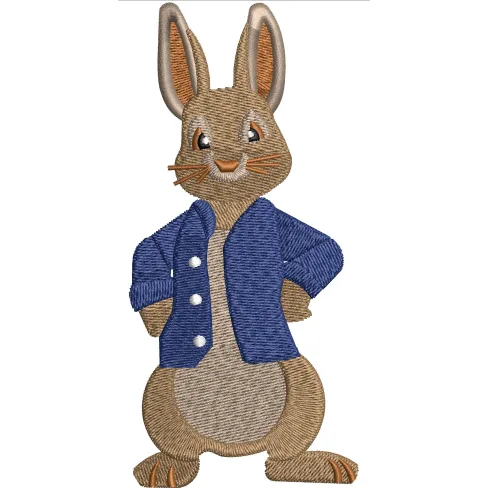 Rabbit Embroidery Design