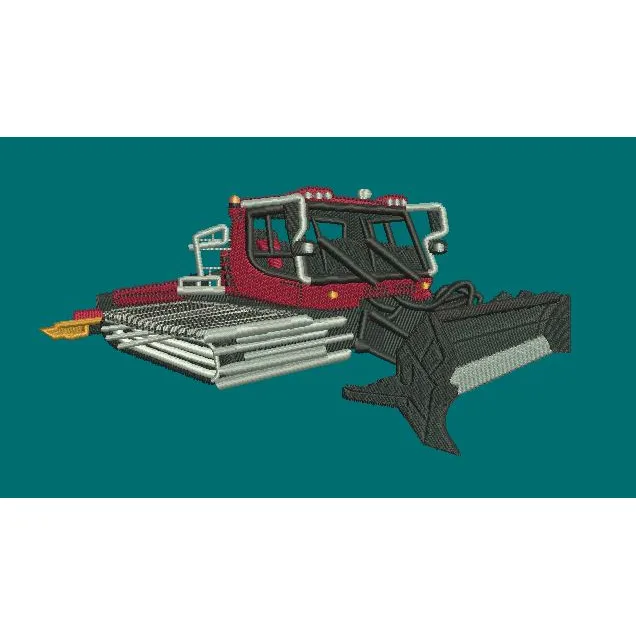 Tracked Blade Embroidery Design