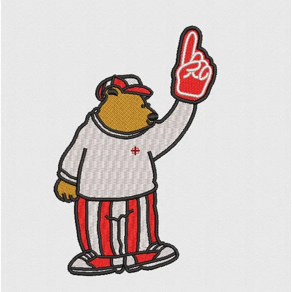 Bear Embroidery Design