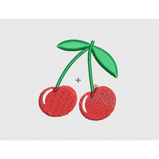 Cherry Embroidery Design